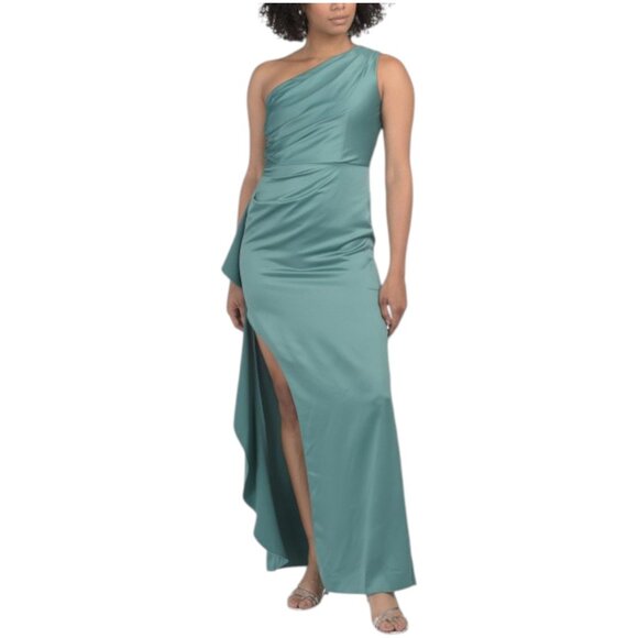 ADRIANNA PAPELL One Shoulder Mermaid Gown - Picture 1 of 2